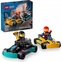 Klocki LEGO 60400 Gokarty i kierowcy wyścigowi CITY